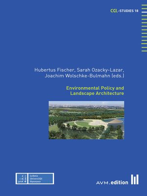 cover image of Environmental Policy and Landscape Architecture